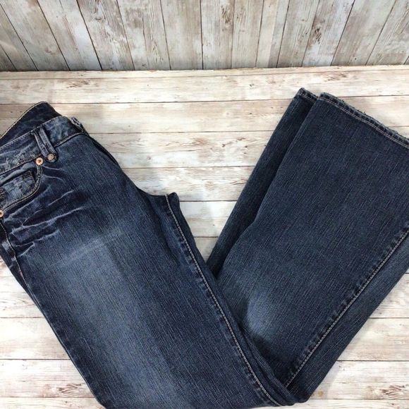 Silver Jeans Dark Wash Flare & Wide Leg Jeans - Picture 1 of 9